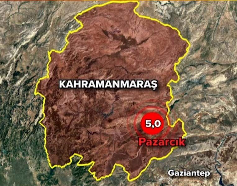 Deprem Kahramanmaraş 5,0