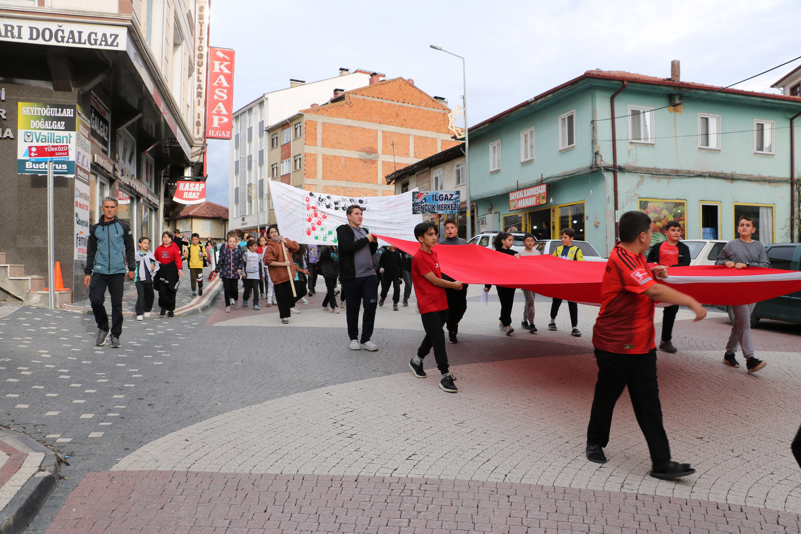 Ilgaz'dan Filistin'e Destek! Zulme Karşı Birlikte Ses Yükselttiler2