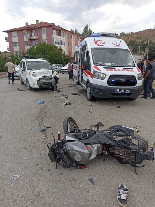 Şabanözü'nde Motosiklet Denetimleri Sıkılaştı1 Yağmur Gibi Ceza Yağdı!