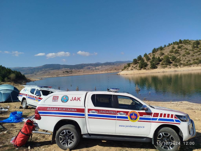 Afetlere Hazırlık Çankırı Jak Timi'nden Akhasan Barajı'nda Eğitimi (2)