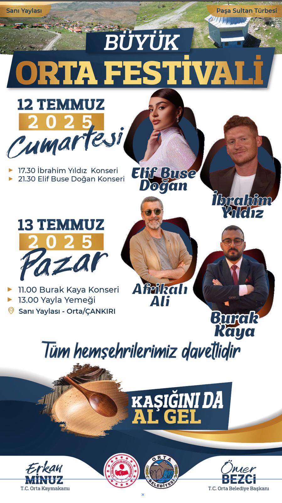 Büyük Orta Festivali Başlıyor Kültür, Müzik Ve Yayla Coşkusu Bir Arada!