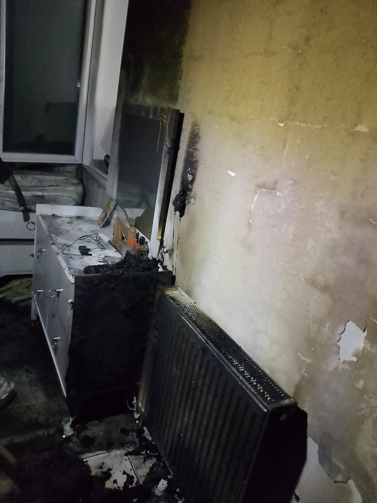 Çankırı’da Korkutan Yangın Bir Ev Küle Döndü (2)
