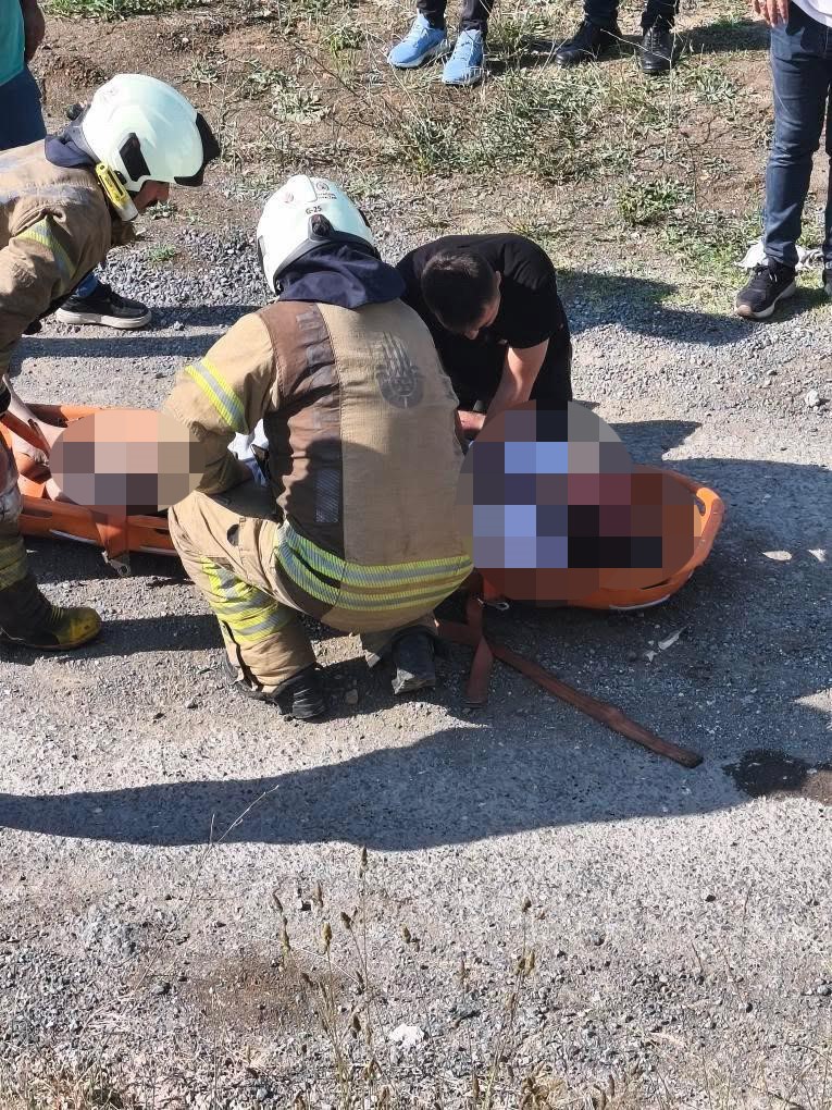 Çatalca’da Feci Kaza Panelvan Takla Attı, Sürücü Hayatını Kaybetti (2)