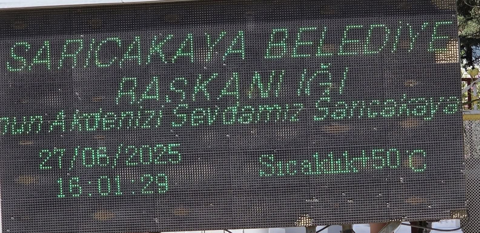 Eskişehir Sarıcakaya’da Termometreler 50 Dereceyi Gösterdi!