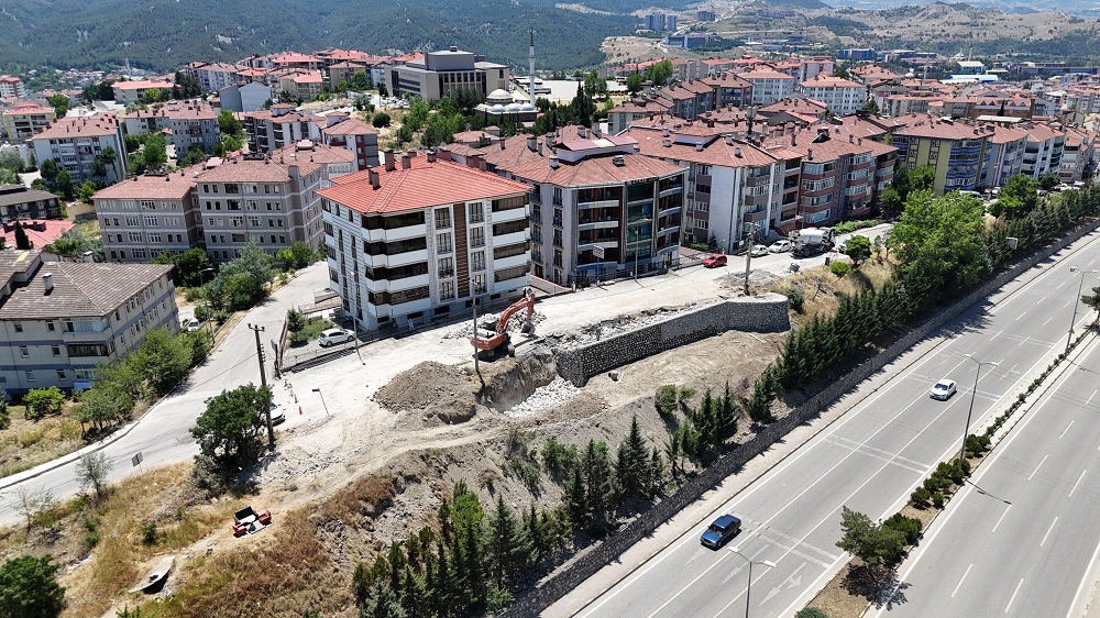 Karabük’te Toprak Kaymasına Karşı İstinat Duvarı Önlemi (2)