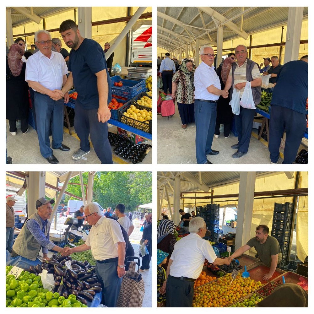 Korgun Pazarı'nda Samimi Cuma Selamı (2)