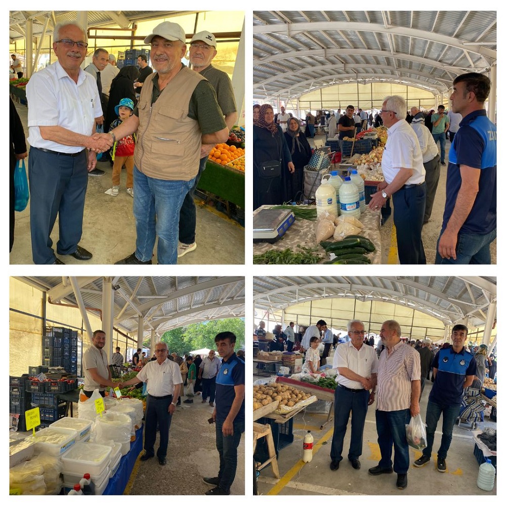 Korgun Pazarı'nda Samimi Cuma Selamı (3)