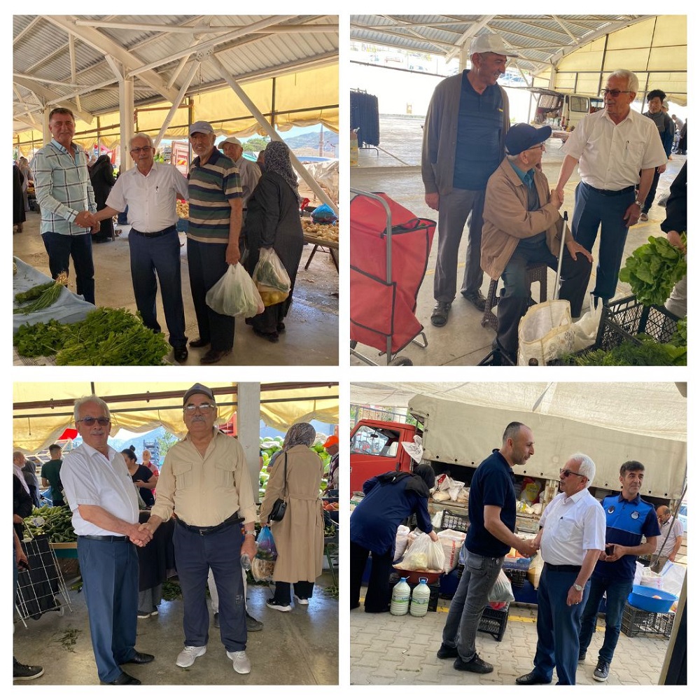 Korgun Pazarı'nda Samimi Cuma Selamı (4)