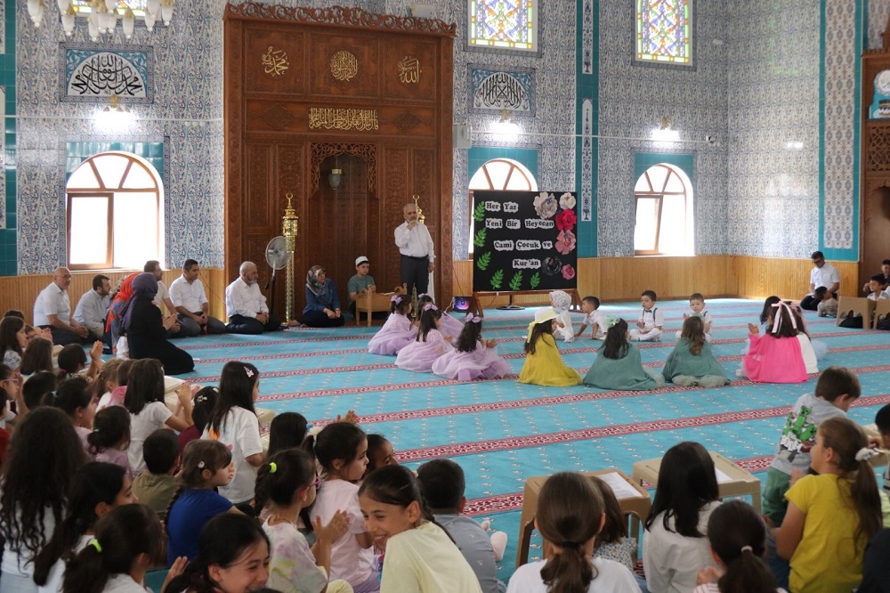 Minik Yürekler Kur’an'la Buluştu Yaz Kursları Coşkuyla Açıldı (7)