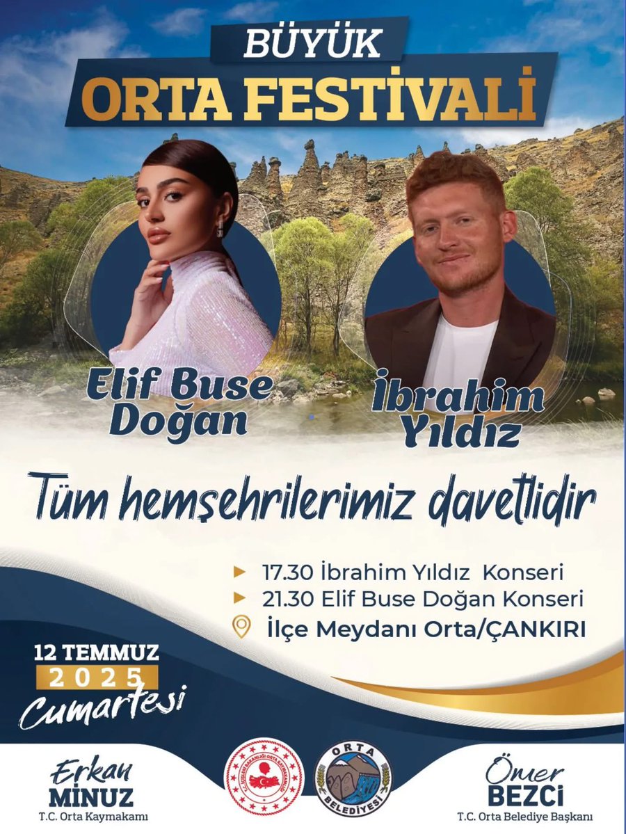 Orta’da Festival Zamanı 12 Temmuz’da Büyük Buluşma!
