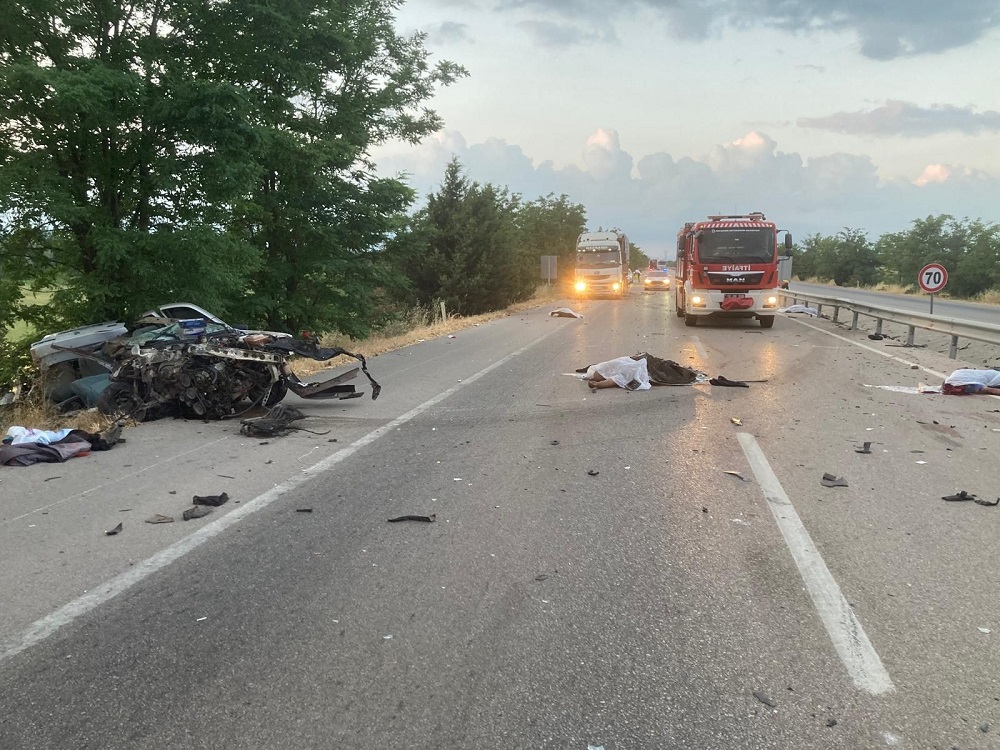 Park Halindeki Kamyona Çarpan Otomobil Can Aldı (5)