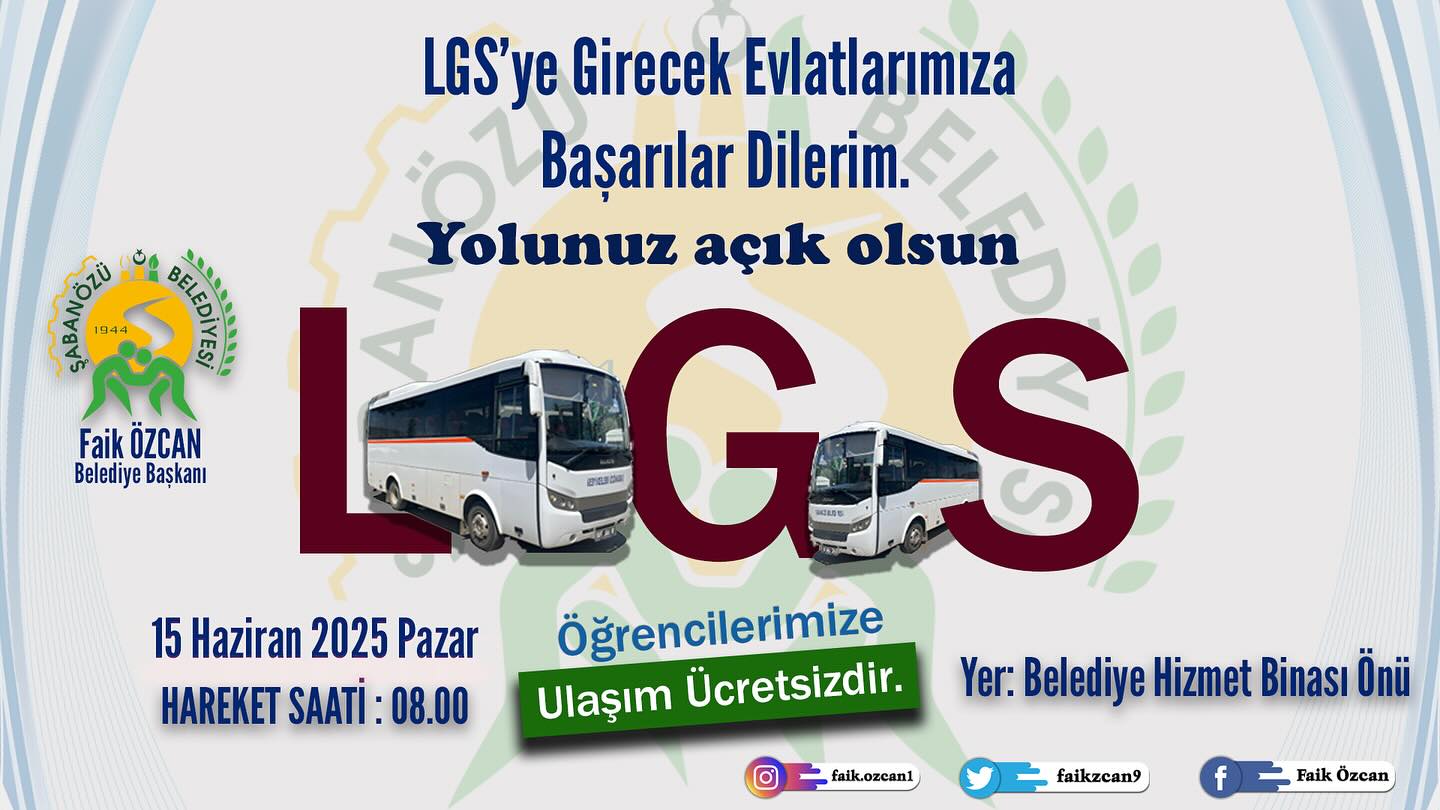 Şabanözü Belediyesi’nden Lgs Öğrencilerine Ücretsiz Ulaşım Desteği