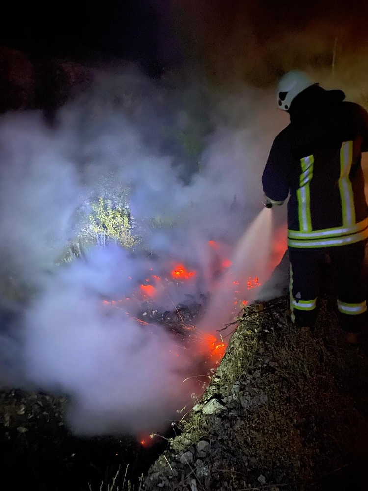 Samanlık Alev Alev Yandı, Maddi Zarar Büyük (4)