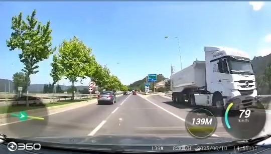 Ters Yön Paniği Otobanda Ölümle Burun Buruna (1)
