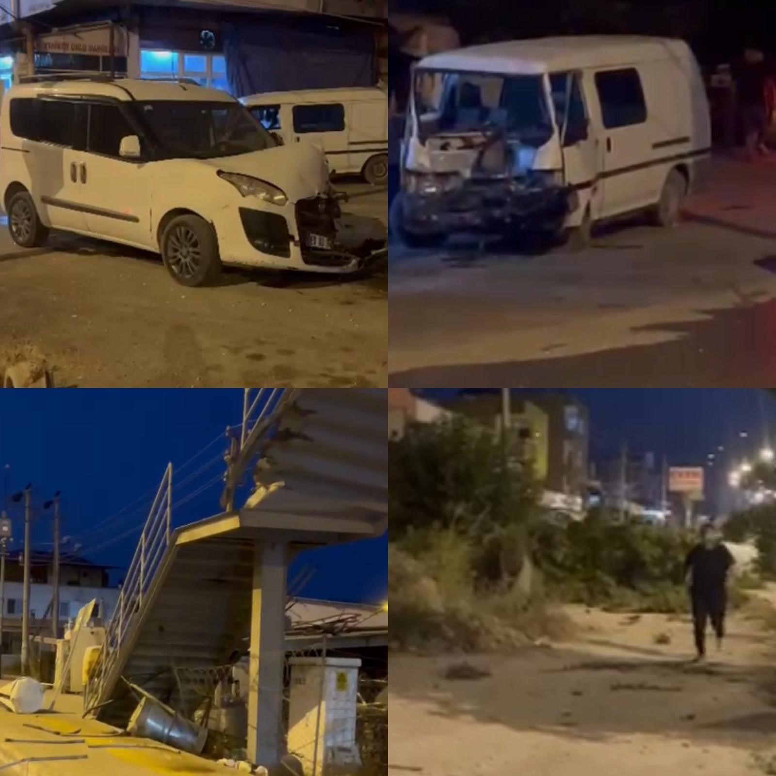 Uyuyakalan Sürücü Tırı Duramadı Ağaç, Araç Ve Üst Geçide Çarptı