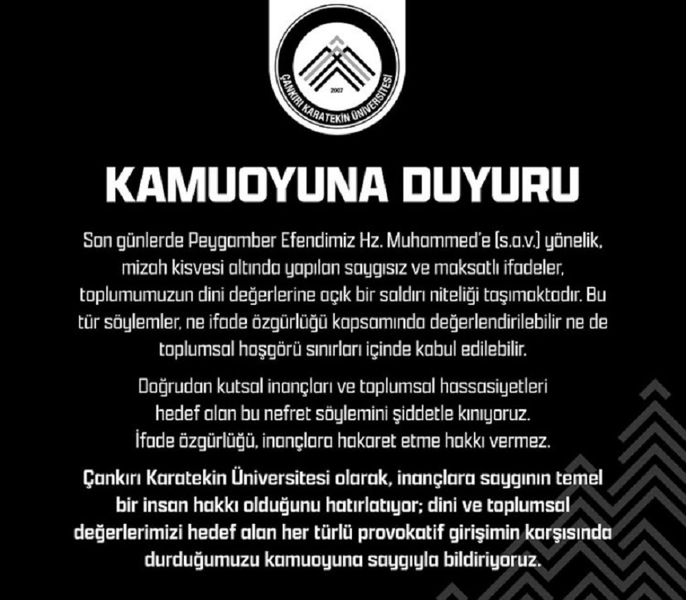 Çakü’den Leman Dergisi’ne Karikatür Tepkisi!