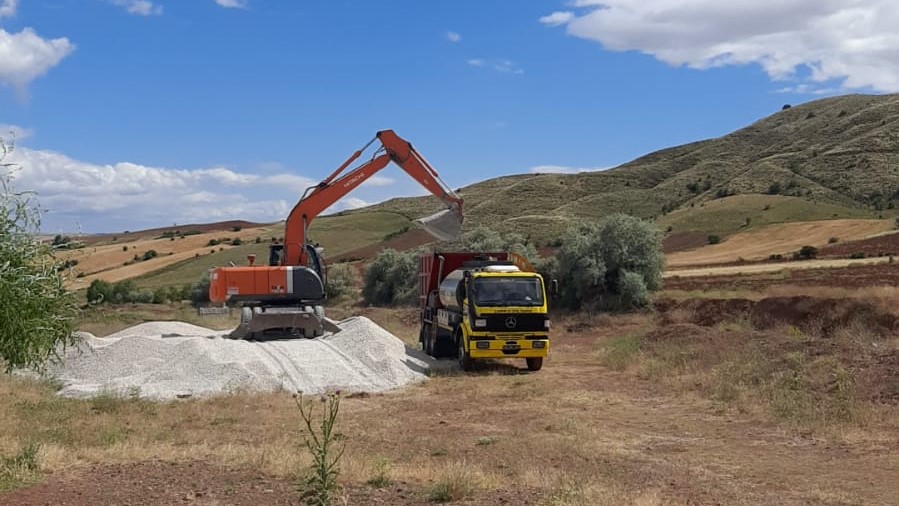 Çankırı Buğay Köyü Yoluna Sathi Kaplama Başladı Sıcak Asfalt 2026’Ya Kaldı (5)