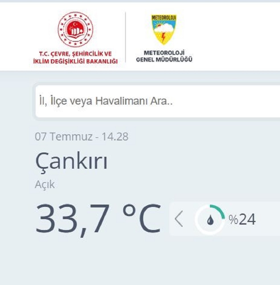 Çankırı Ve Ilgaz’da Termometreler 34 Dereceye Dayandı (1)-1
