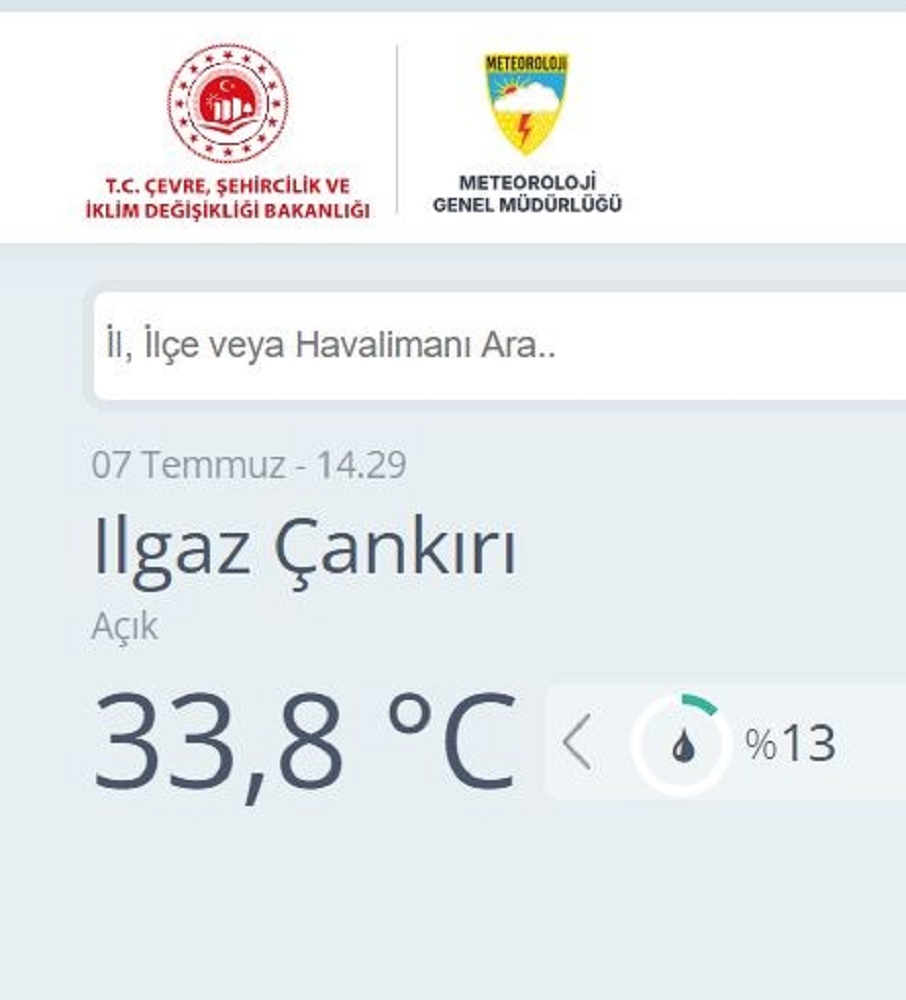 Çankırı Ve Ilgaz’da Termometreler 34 Dereceye Dayandı (2)-1