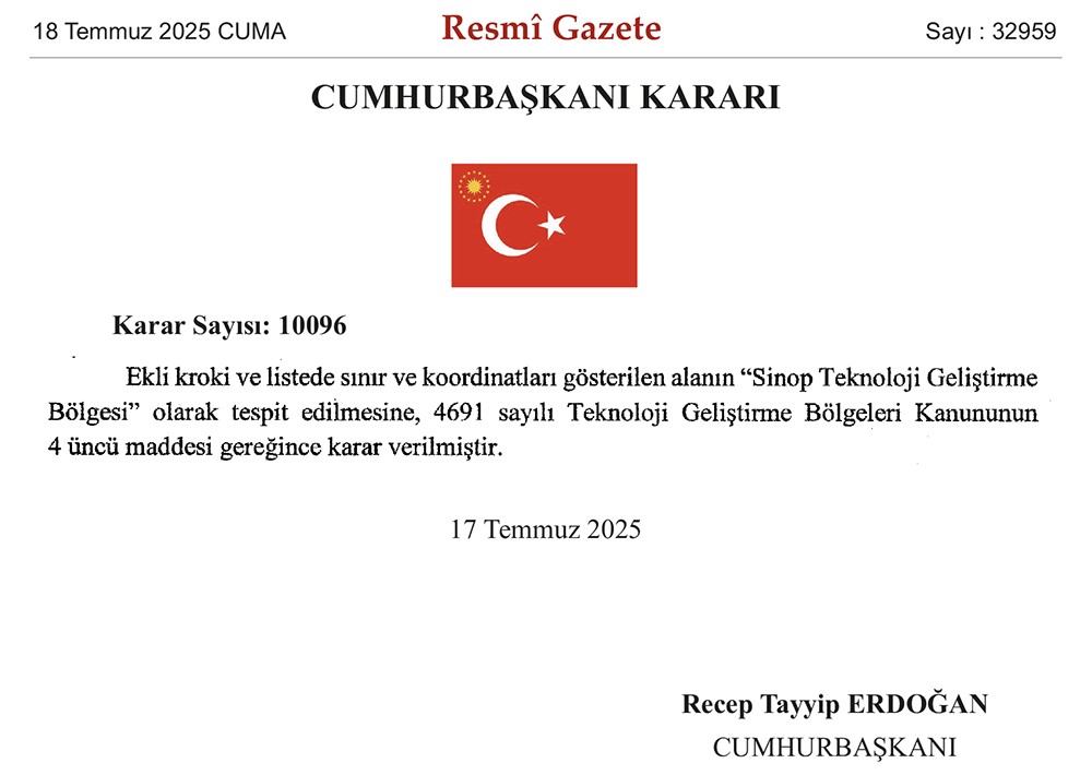 Karadeniz'de Teknoloji Üssü Sinop Teknoloji Geliştirme Bölgesi Kuruluyor (2)