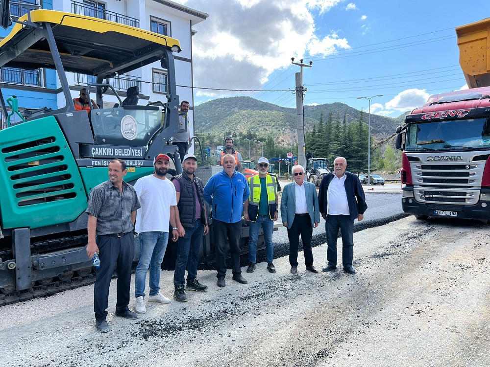 Korgun’da Yol Konforu Artıyor Asfaltlama Çalışmaları Başladı (1)