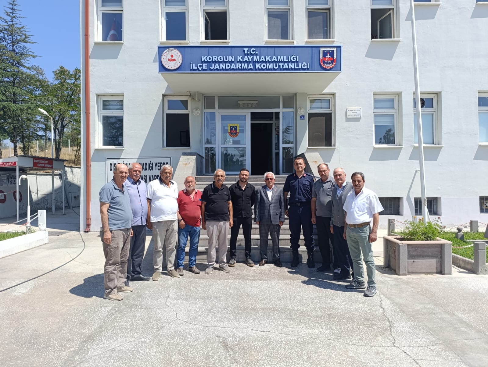 Korgun’un Yeni Jandarma Komutanı’na İlk Ziyaret Başkan Kozan’dan Geldi
