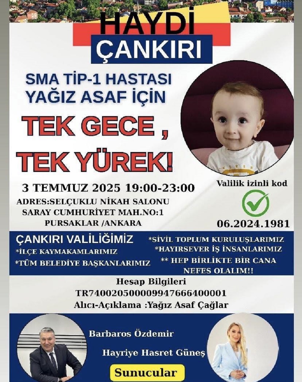 Minik Yaren Yağız Asaf’a Umut Gecesi Kampanya %92’Ye Yükseldi (5)