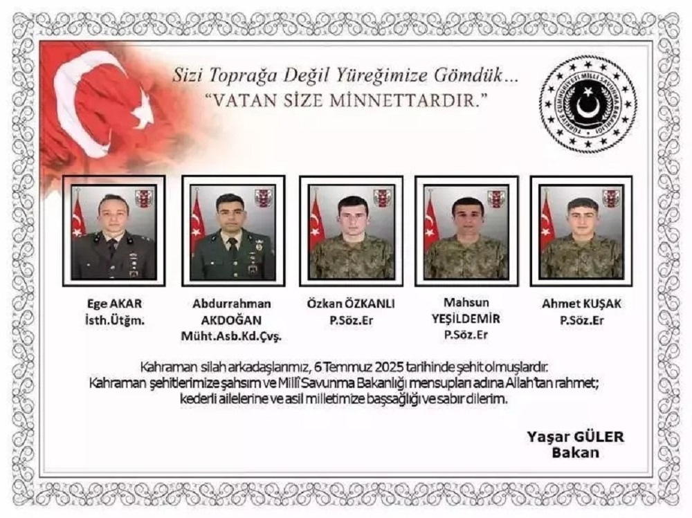 Pençe Kilit Bölgesinde Şehit Sayısı 12’Ye Yükseldi (4)