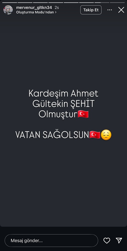 Pençe Kilit Şehidi Ahmet Gültekin’in Ailesine Acı Haber Ulaştı (1)