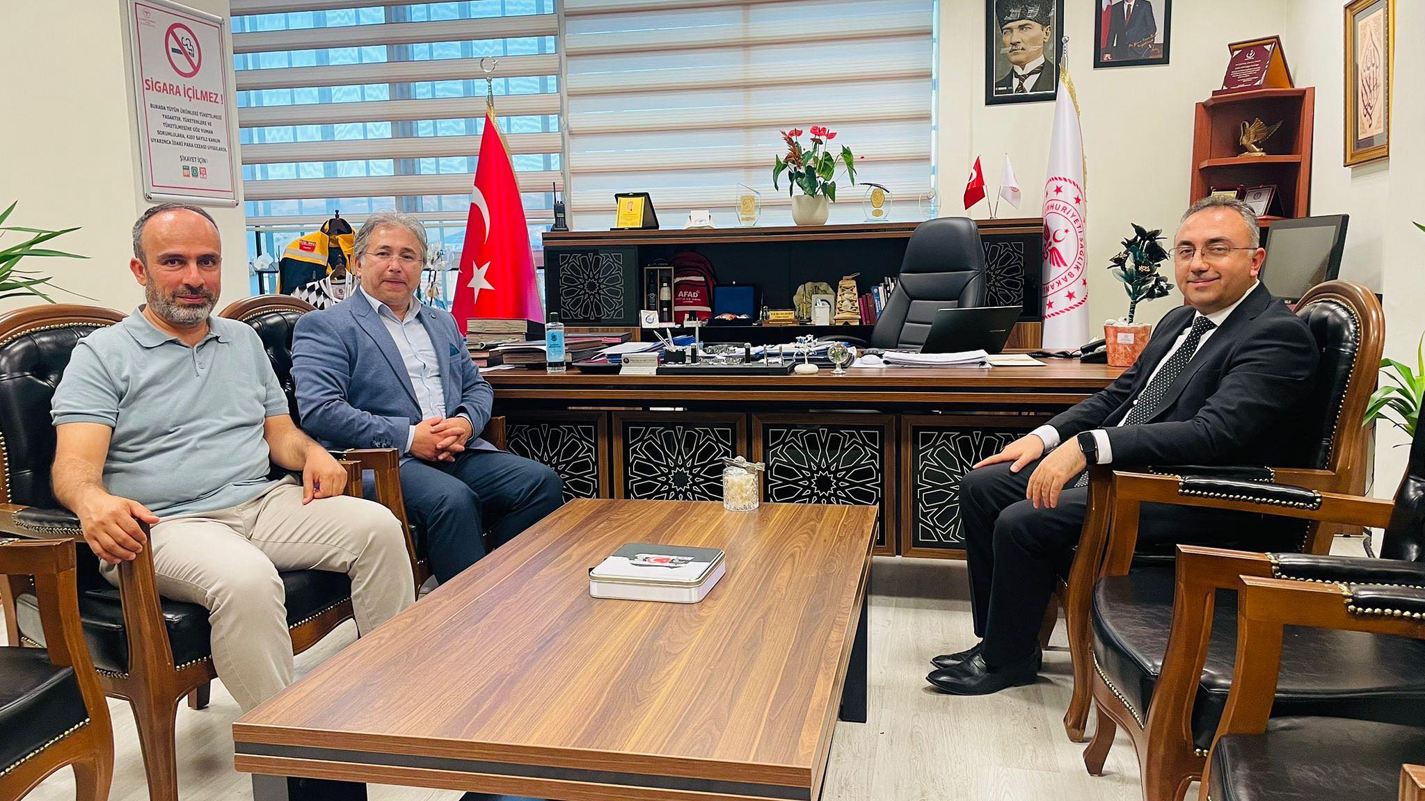 Prof. Dr. Benli Ve Uzm. Dr. Yakşi’den Çankırı İl Sağlık Müdürü Bulut’a Ziyaret-1