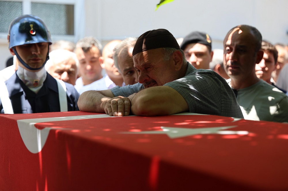 Şehit Astsubay Emirhan Altın Kırıkkale’de Son Yolculuğuna Uğurlandı (3)