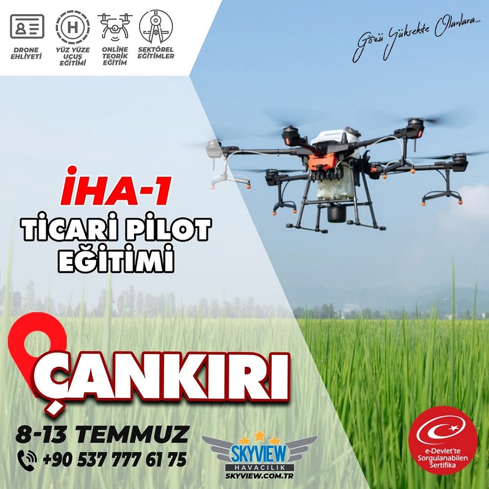 Skyview Havacılık’tan Çankırı’da İha 1 Eğitimi Fırsatı!