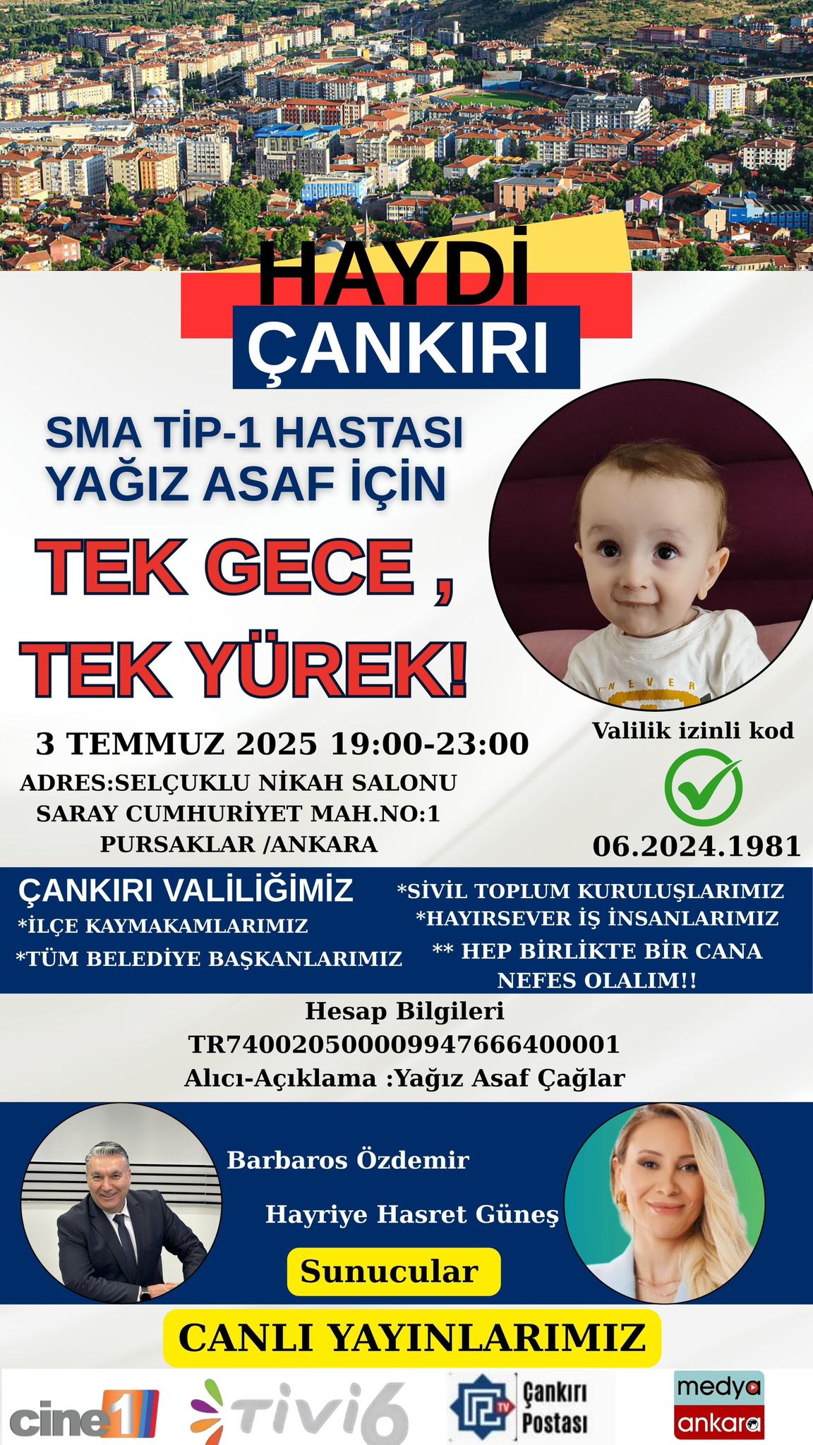Sma Tip 1 Savaşçısı Yağız İçin Dayanışma Gecesi Ankara’da Düzenleniyor