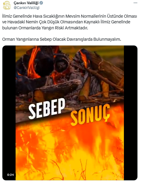 Valilikten Kritik Uyarı Yangına Sebep Olacak Davranışlardan Kaçını (1)