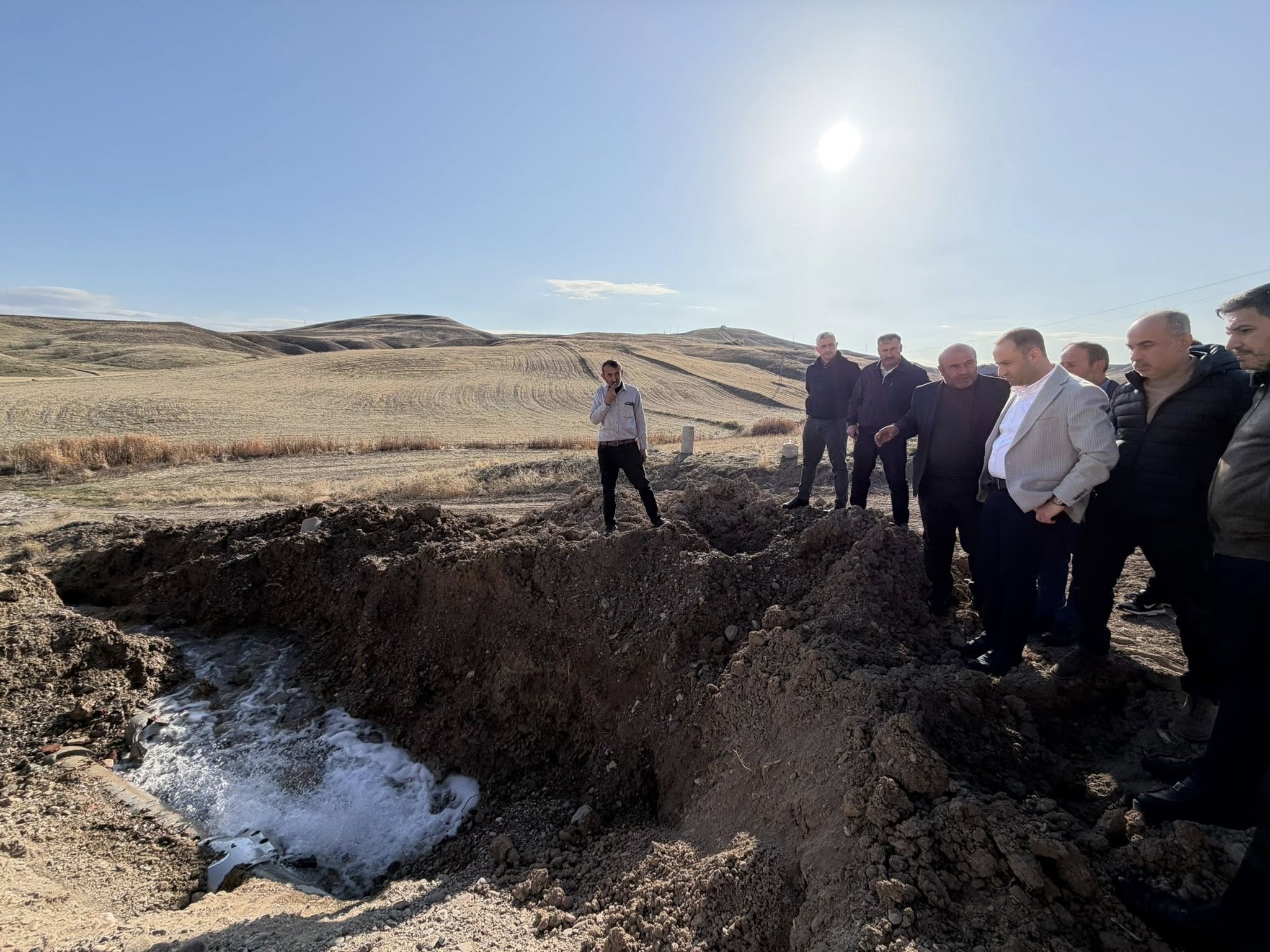 Çankırı’da 12 Km’lik Su Hattı Sorunu Tarihe Karışıyor (3)