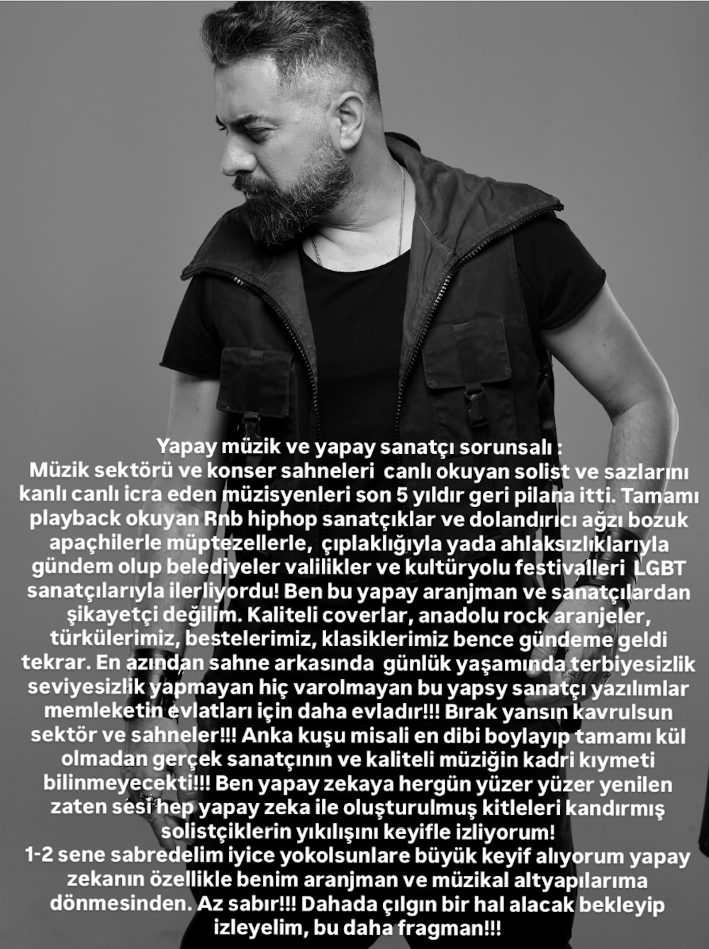 Çankırılı Sanatçı Turgay Başyayla Bırak Yansın Kavrulsun Sektör Ve Sahneler!