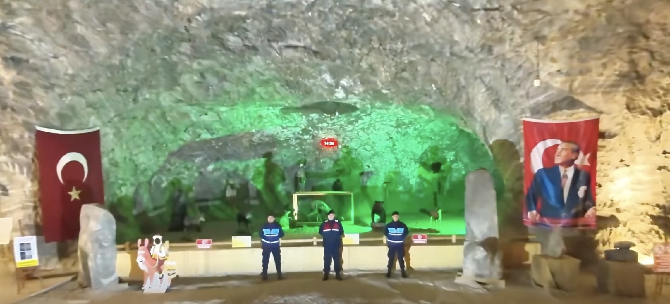 Çankırı Tuz Mağarası’nda Dikkat Çeken Güvenlik Önlemi!