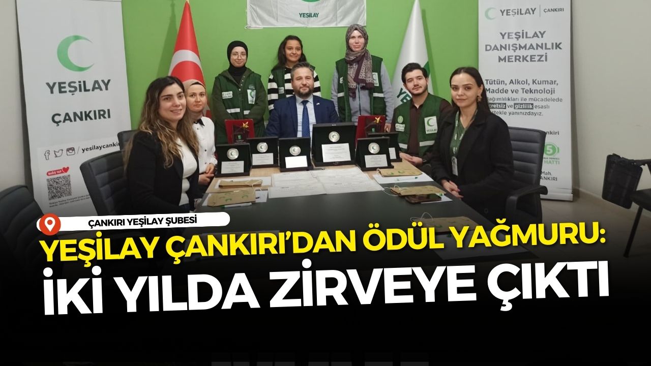 Yeşilay Çankırı’dan Ödül Yağmuru İki Yılda Zirveye Çıktı (2)A-1