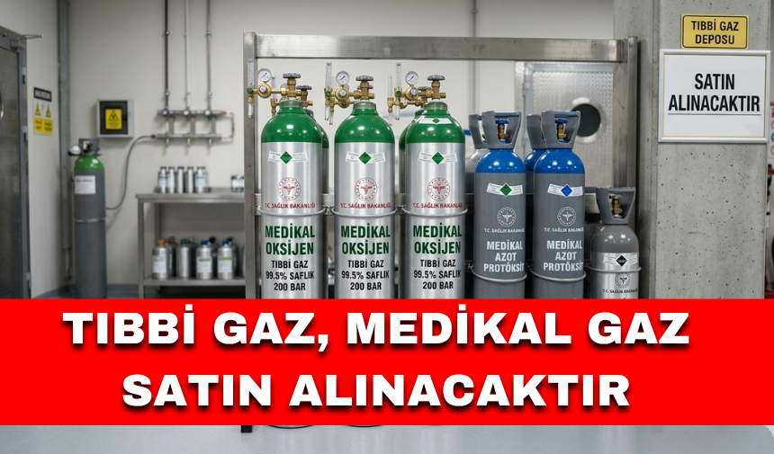 TIBBİ GAZ, MEDİKAL GAZ SATIN ALINACAKTIR