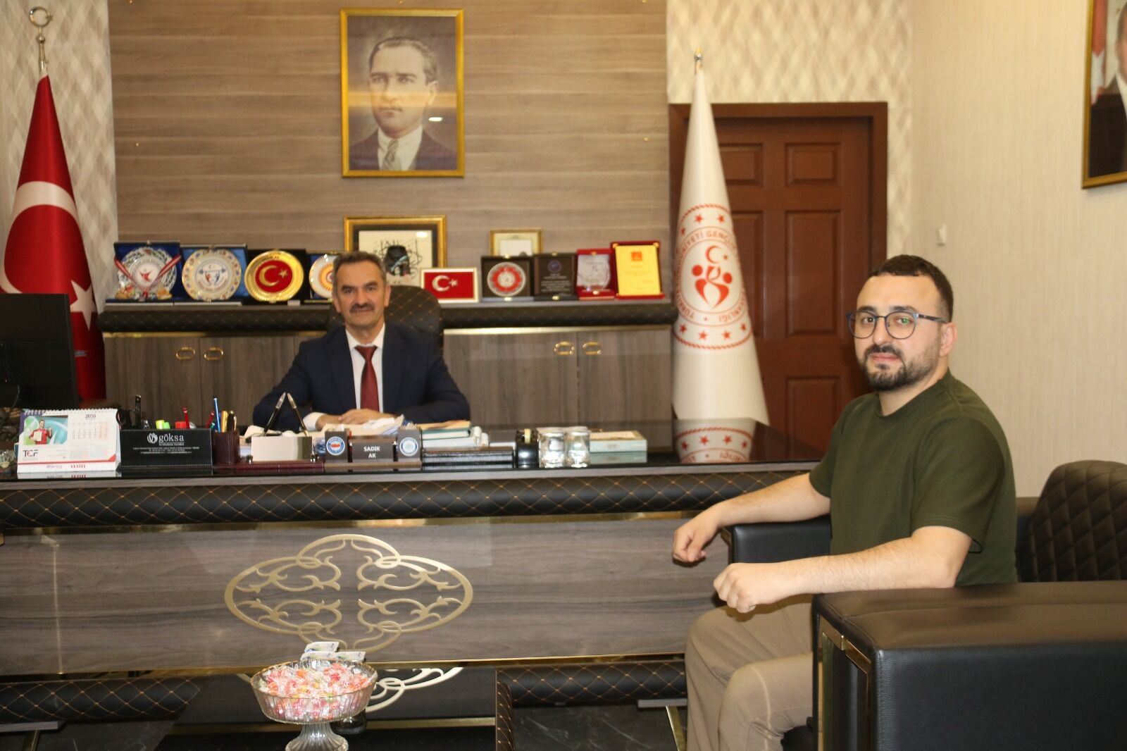 Çankırı Haber.net’ten İl Müdürü Sadık Ak’a Ziyaret!-1