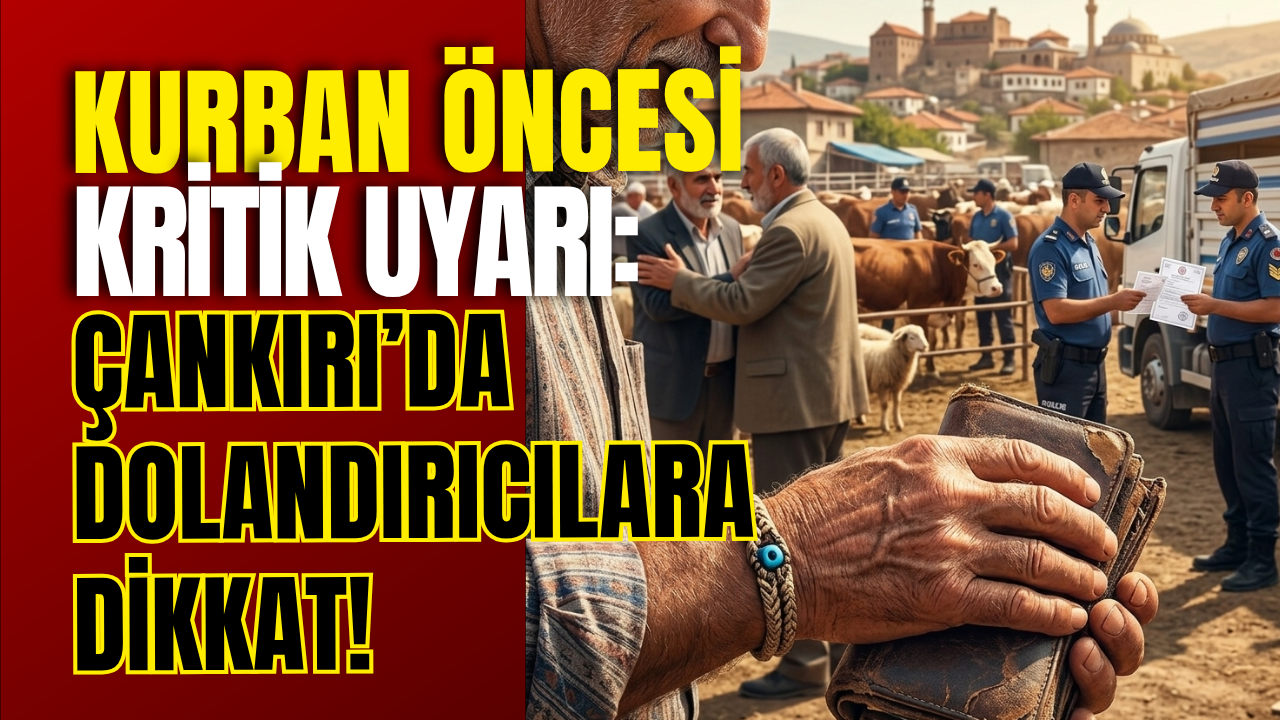 Kurban öncesi kritik uyarı: Çankırı’da dolandırıcılara dikkat!