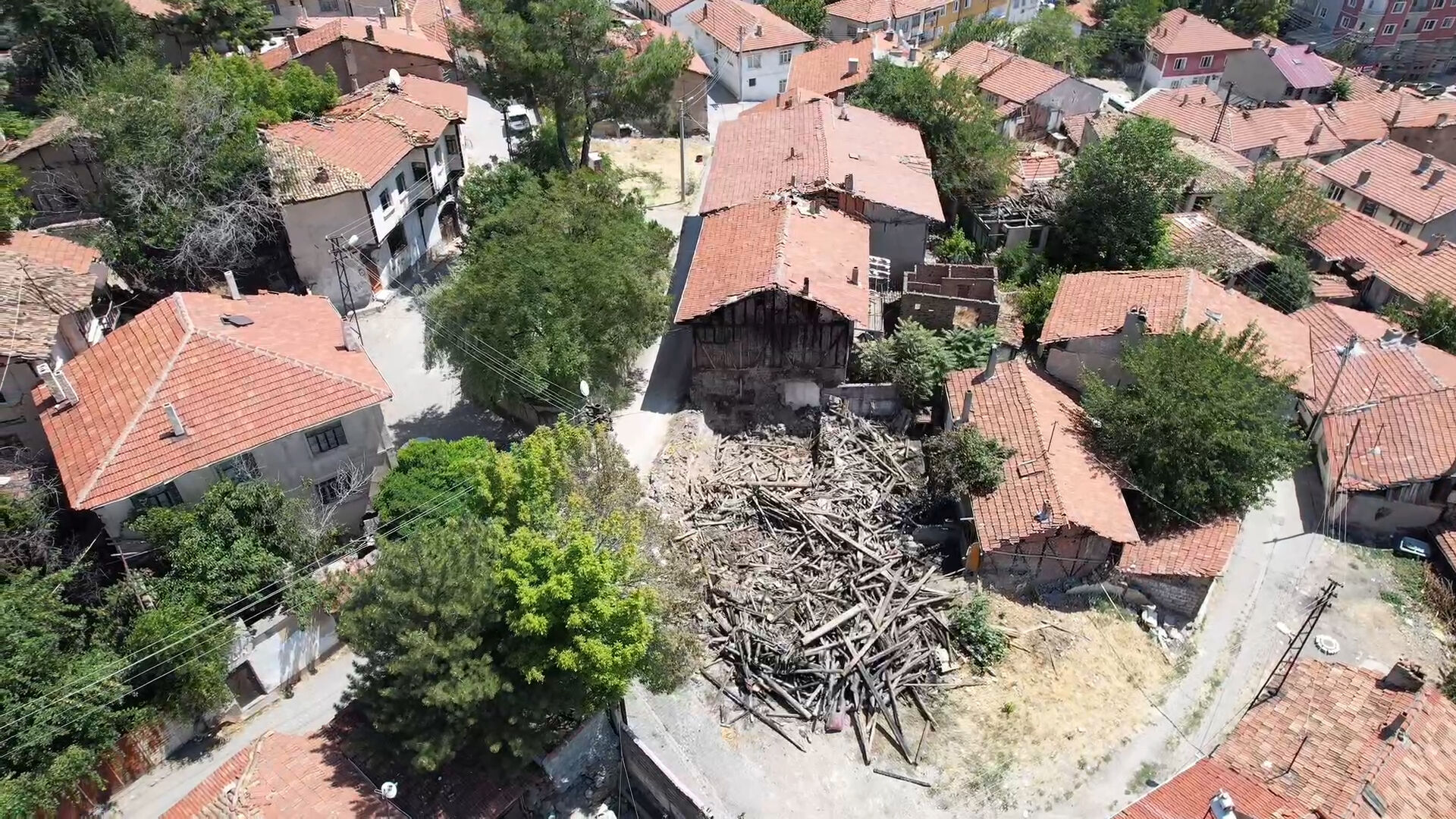 Çankırı'daki Yangının Bilançosu Gün Ağarınca Görüldü!2