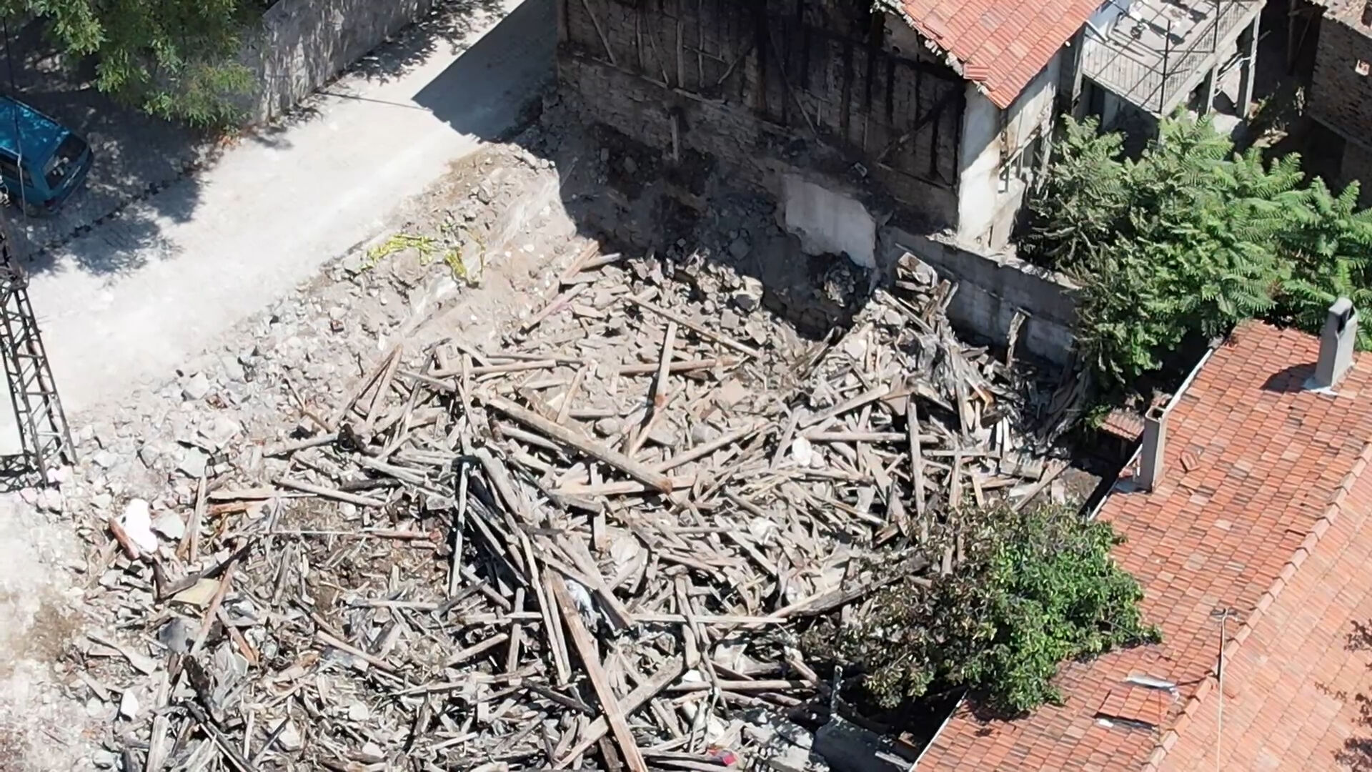 Çankırı'daki Yangının Bilançosu Gün Ağarınca Görüldü!3