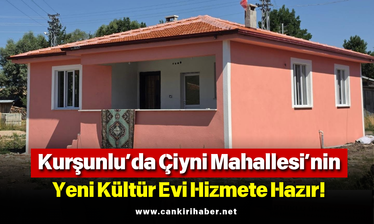 Kurşunlu’da Çiyni Mahallesi’nin Yeni Kültür Evi Hizmete Hazır! (1)