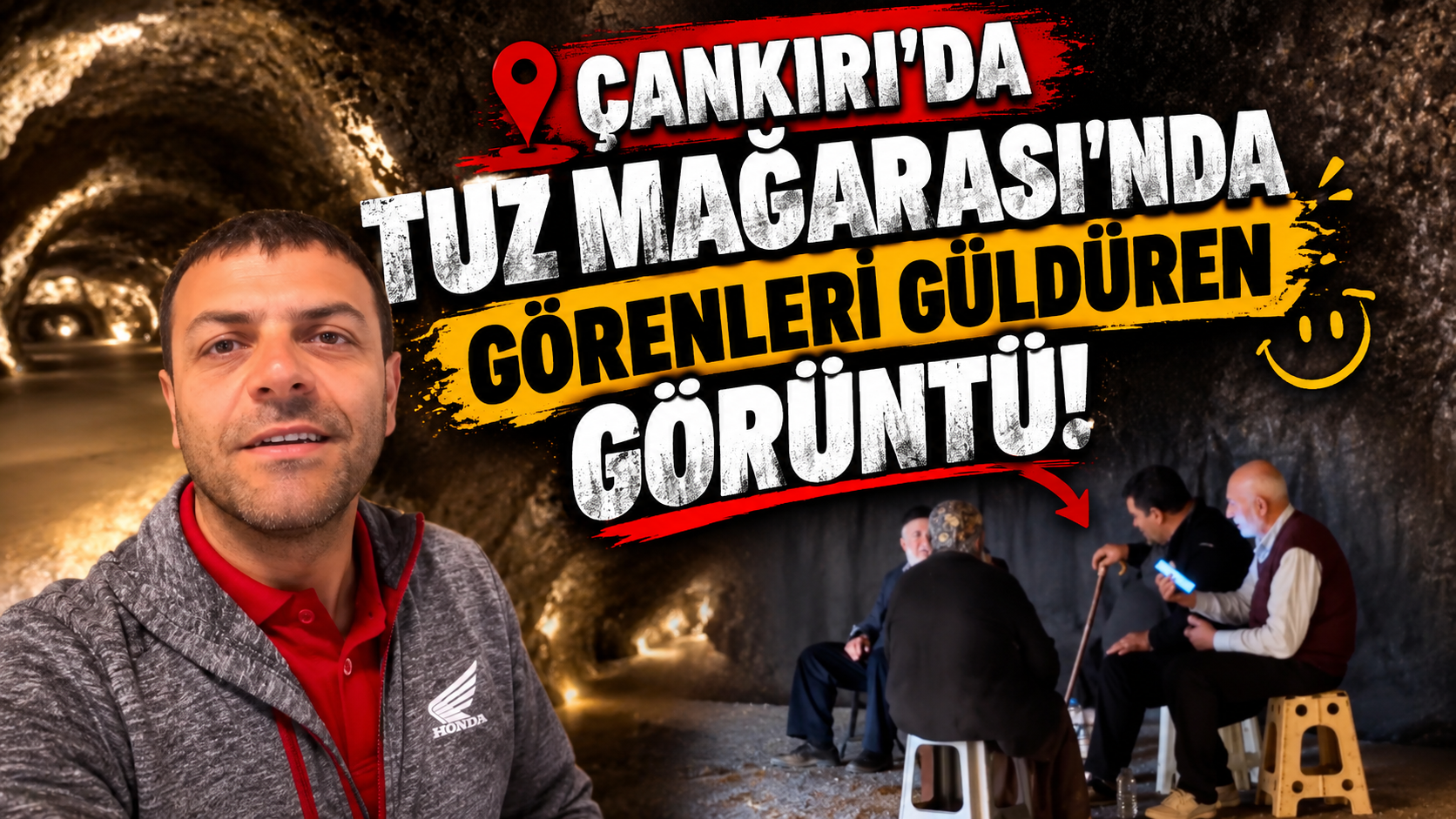 Çankırı Tuz Mağarası’nda Görenleri Gülümseten Görüntü3