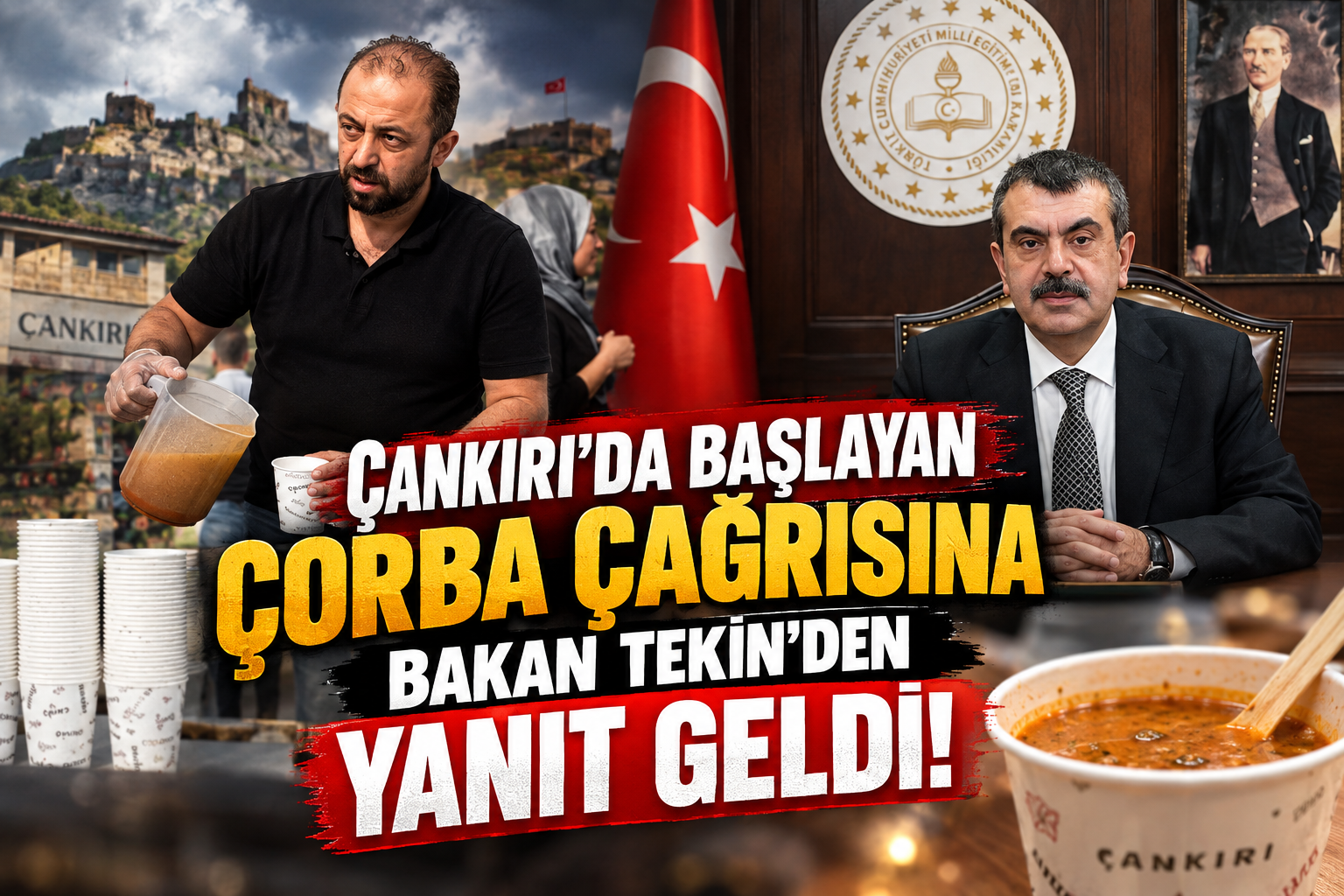 Çankırı’da Başlayan Çorba Çağrısına Bakan Tekin’den Yanıt Geldi!