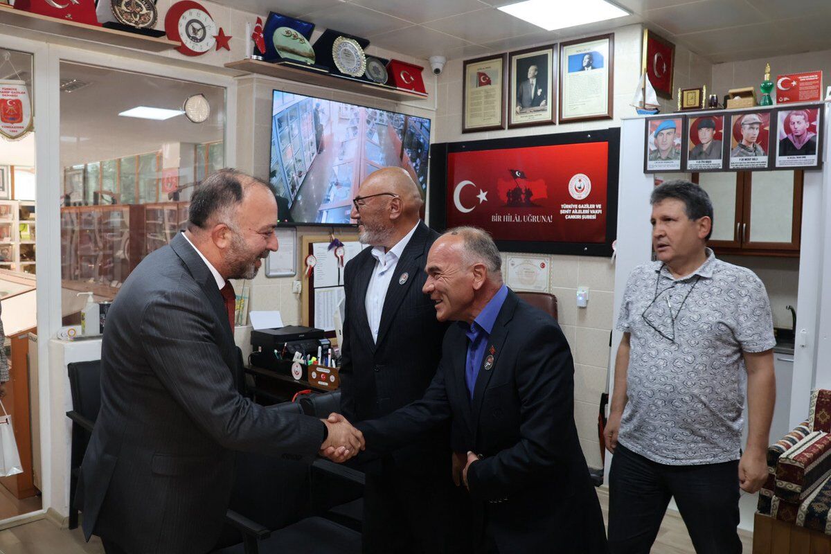 Çankırı’da Gaziler Günü Öncesi Anlamlı Ziyaret!3