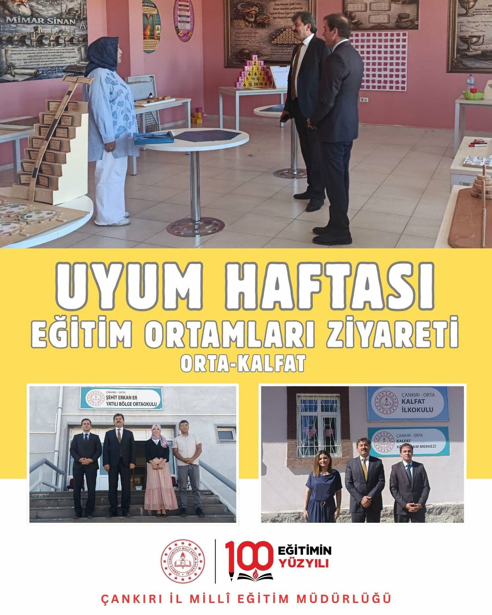 Çankırı’da Uyum Haftası Mesaisi! İl Müdürü Işık Okulları Ziyaret Etti2