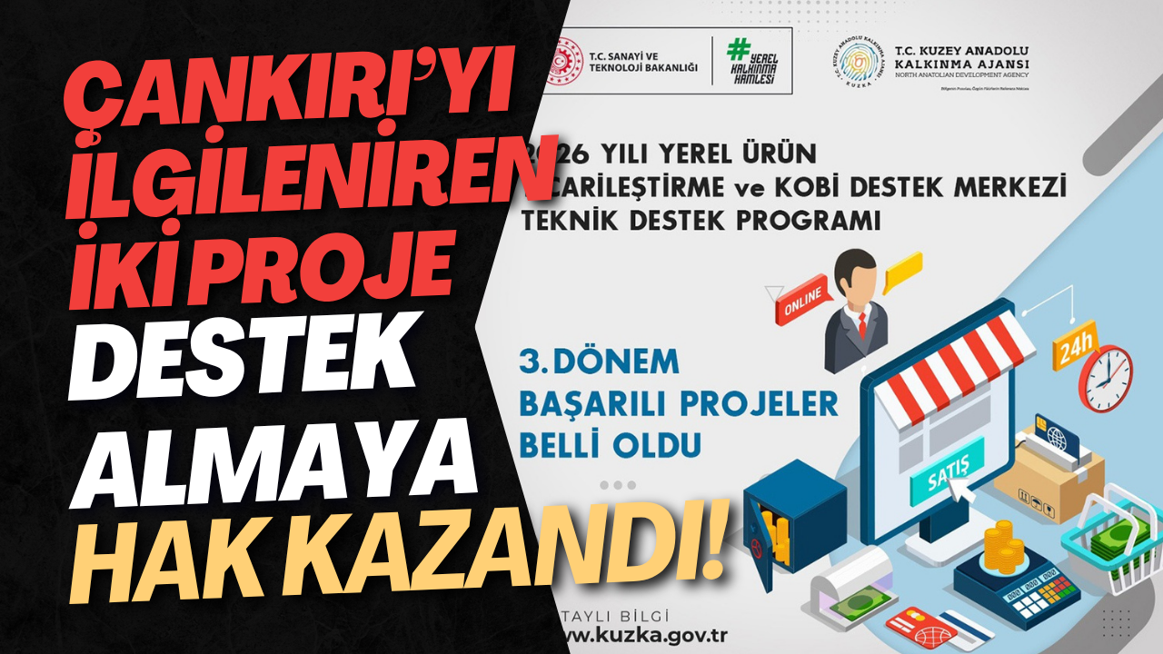 Çankırı’yı İlgilendiren İki Proje Destek Almaya Hak Kazandı!-1