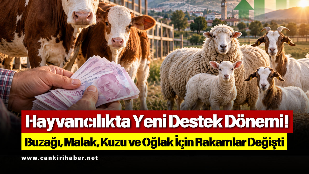 Hayvancılıkta Yeni Destek Dönemi! Buzağı, Malak, Kuzu Ve Oğlak İçin Rakamlar Değişti